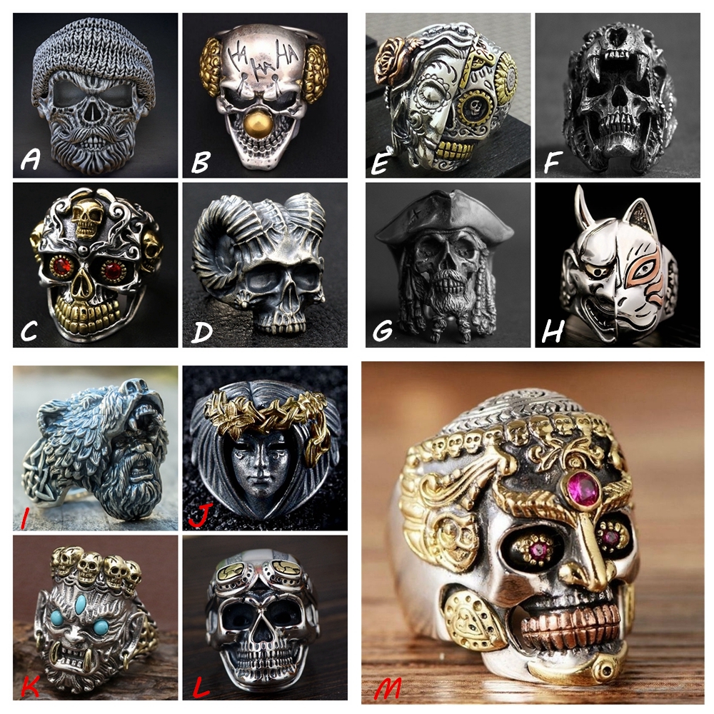 Nhẫn chiến binh cổ điển phong cách Ấn Độ Hip Hop MOILY