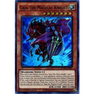 Thẻ bài Yugioh - TCG - Gaia the Magical Knight / ROTD-EN001'