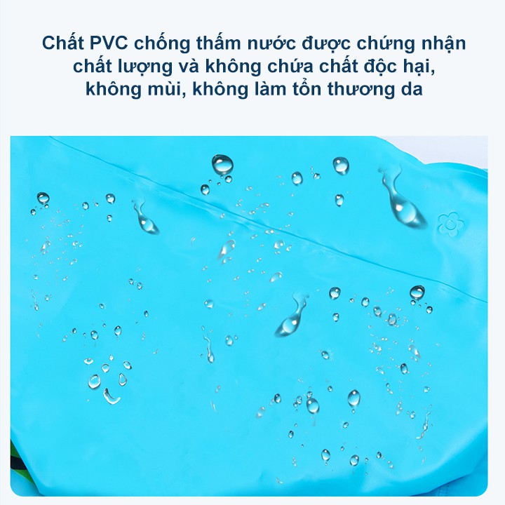 Áo mưa cho bé gái và bé trai 4-10 tuổi có thể làm phồng nón trùm cao cấp hình thú đủ màu đáng yêu BBShine – AM014