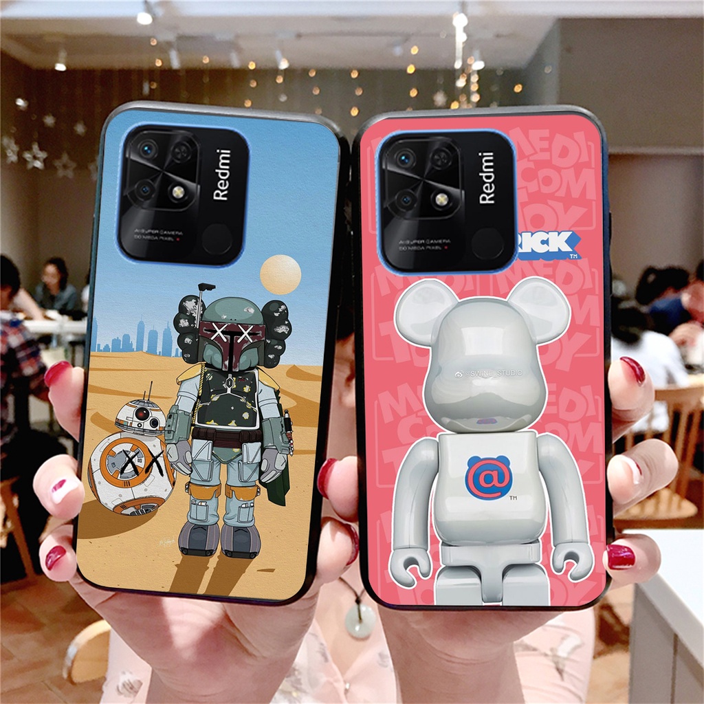 Ốp lưng XIAOMI REDMI 10C - REDMI 9C mẫu bearbrick kaws mới nhất độc đáo cực bền