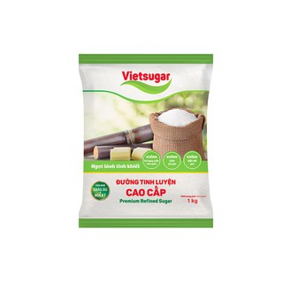 Đường tinh luyện cao cấp Vietsugar gói 1kg TSX  03/2018 HSD 09/2020