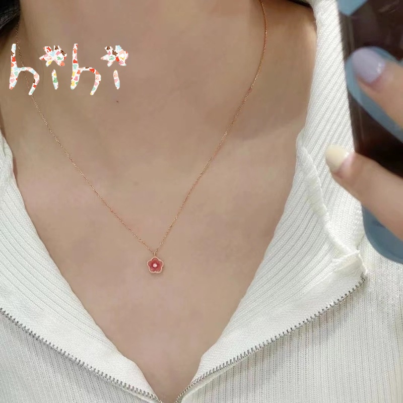 Vòng cổ Mặt Hoa Đính Đá Pha Lê Thời Trang Cho Nữ