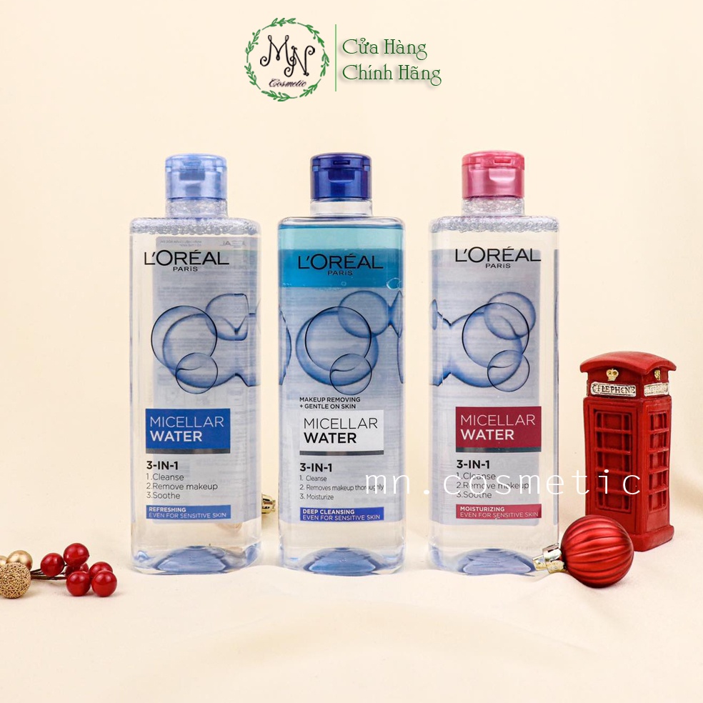 Nước tẩy trang Loreal - L'Oreal Paris 3-in-1 Micellar Water