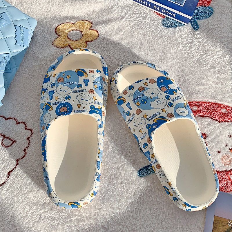 Dép nữ Dép Đi Trong Nhà Đế Dày Chống Trượt Thời Trang Cho Cặp Đôi