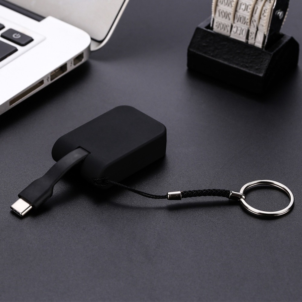 Đầu Chuyển Đổi Batianda Cho MacBook Mới Type C USB C 3.1 Sang VGA 1080P Kèm Móc Khóa