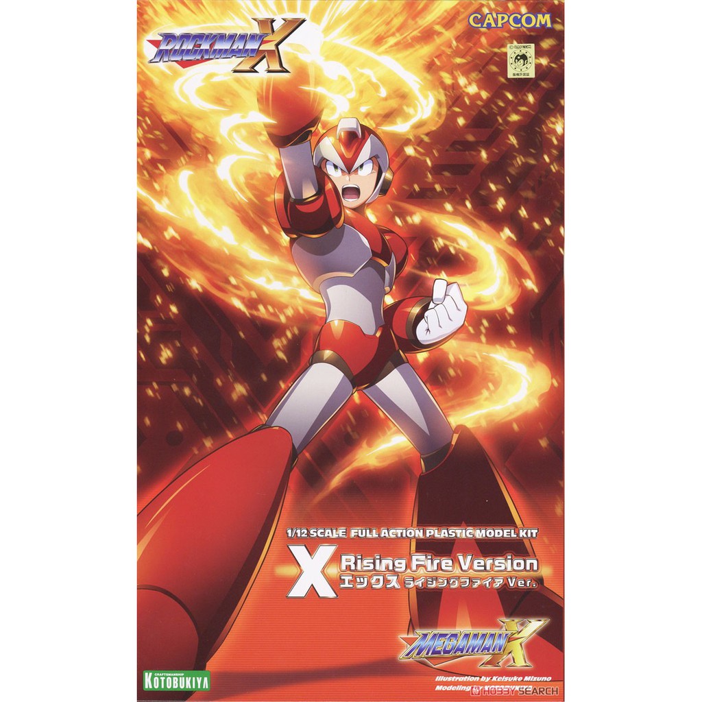 Mô hình lắp ráp Megaman X Rising Fire version