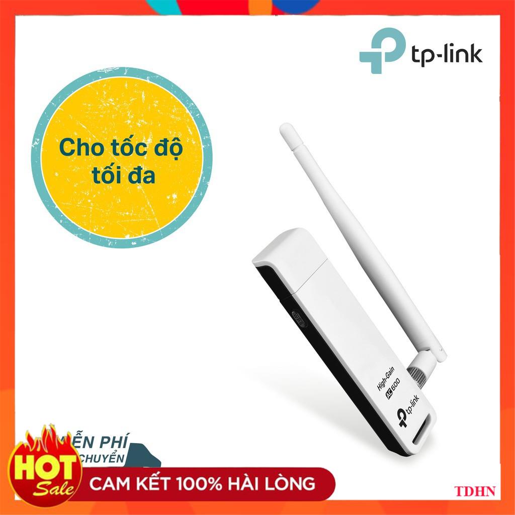 [Hãng] TP-Link USB kết nối Wifi Băng tần kép Chuẩn AC 600Mbps Độ lợi cao - Archer T2UH- Hãng phân phối chính thức