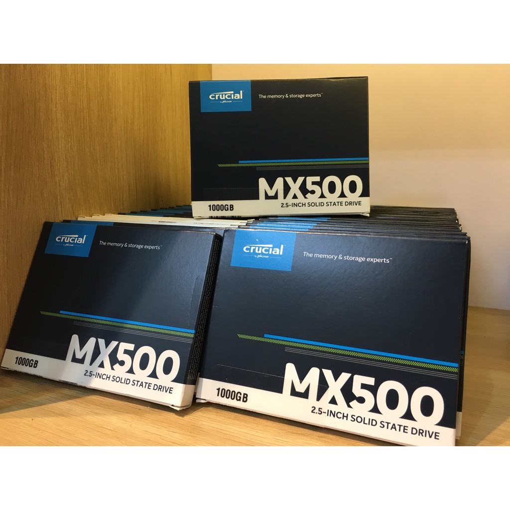 Ổ Cứng SSD 500GB 1TB 2TB Crucial MX500 2.5 Inch SATA 3 (CT500MX500SSD1 / CT1000MX500SSD1 / CT2000MX500SSD1)