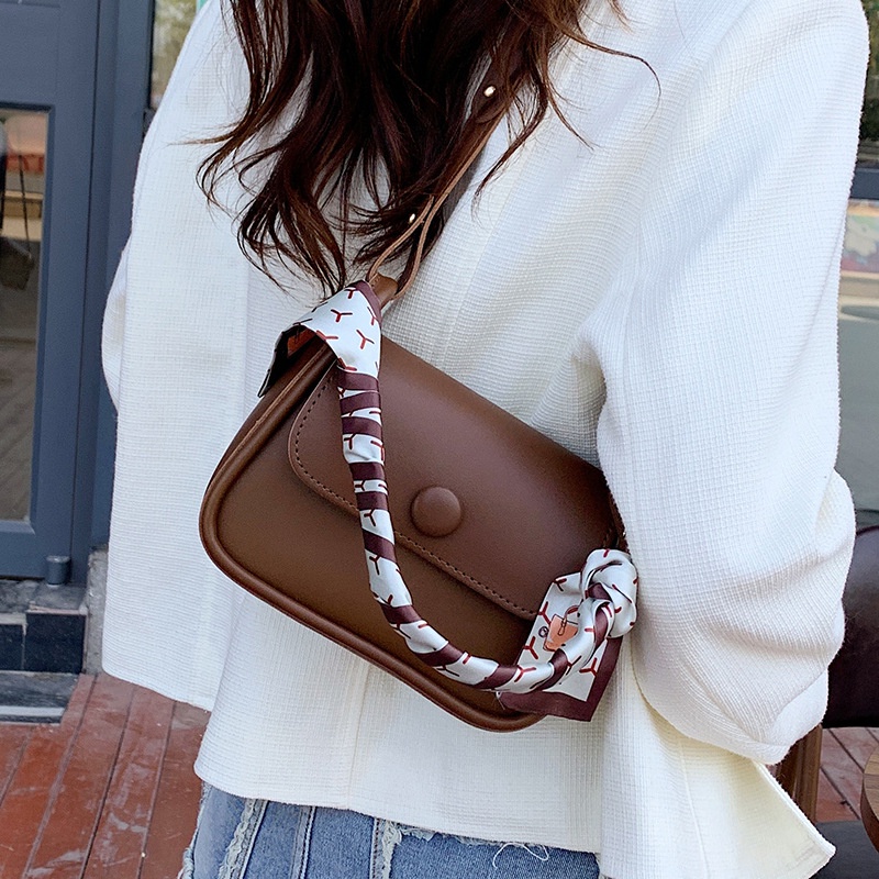 Túi xách IELGY đeo vai bằng lụa cỡ nhỏ đơn giản thời trang dành cho nữ