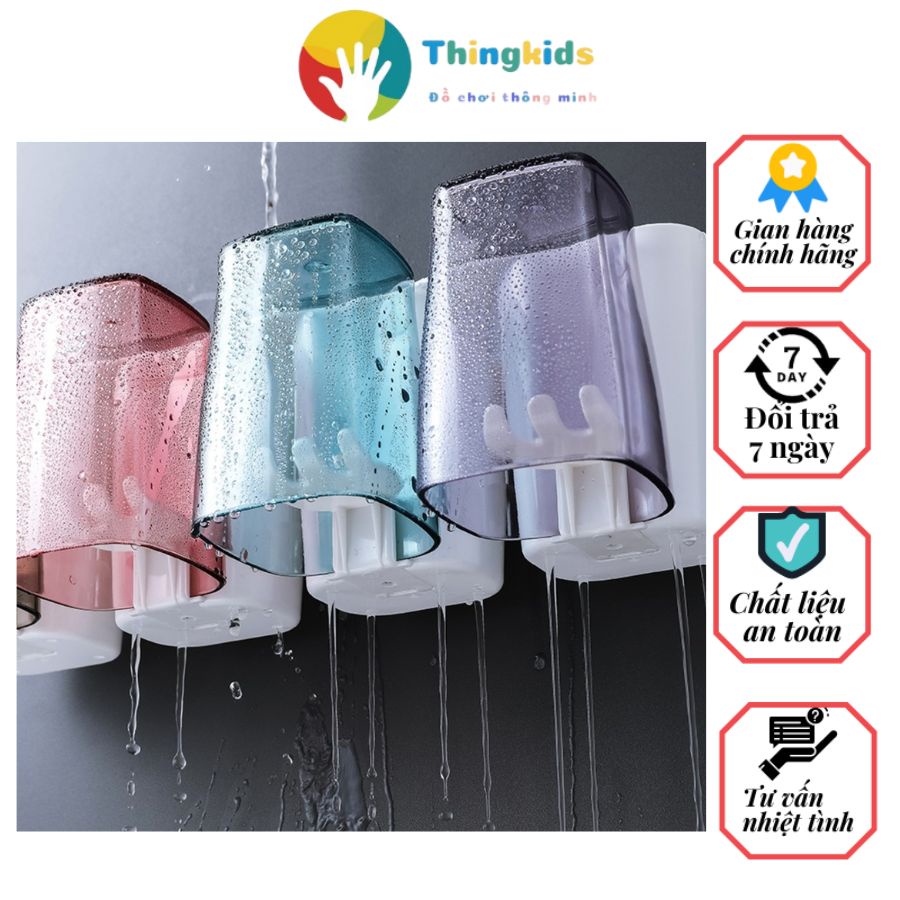 Để kem đánh răng loại 2 3 4 cốc mầu ecoco - Thingkids