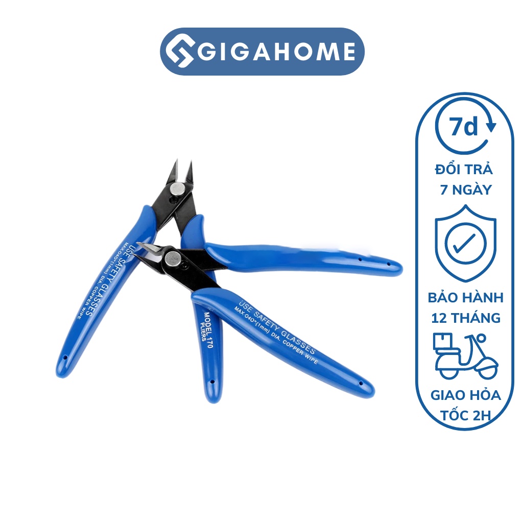 Kìm Cắt Chân Linh Kiện GIGAHOME170 Được Làm Từ Thép, Sắc Bén 7400