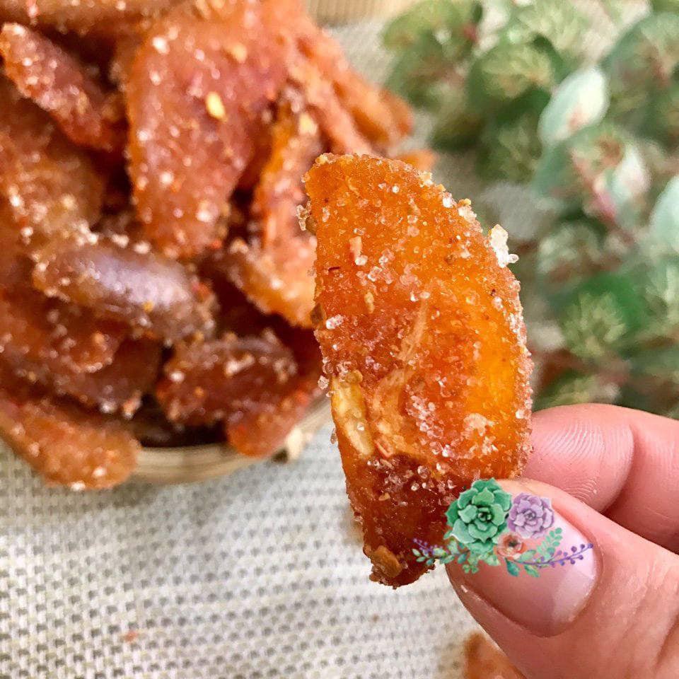 Mứt Cóc Cay Chẻ Lát - Lon 500gr