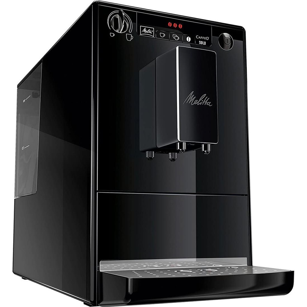 (Hàng Đức) Máy pha cafe Melitta Caffeo Solo E950-222, 3 chế độ điều chỉnh màu đậm nhạt của cafe, 3 chế độ xay