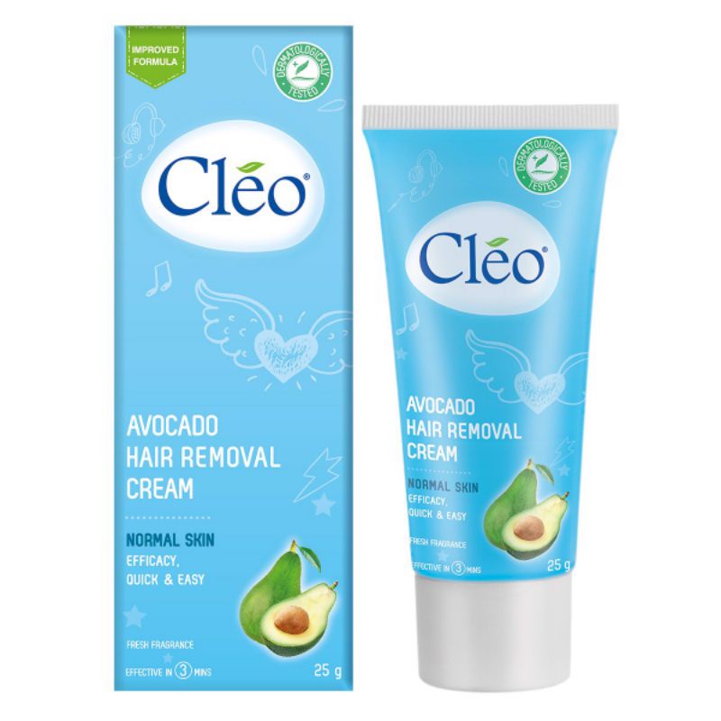 Kem Tẩy Lông Cho Da Thường Cleo Avocado Hair Removal Cream Normal Skin