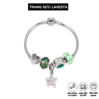 Vòng tay nữ full charm ngôi sao đính đá pha lê Lavesta SUN113