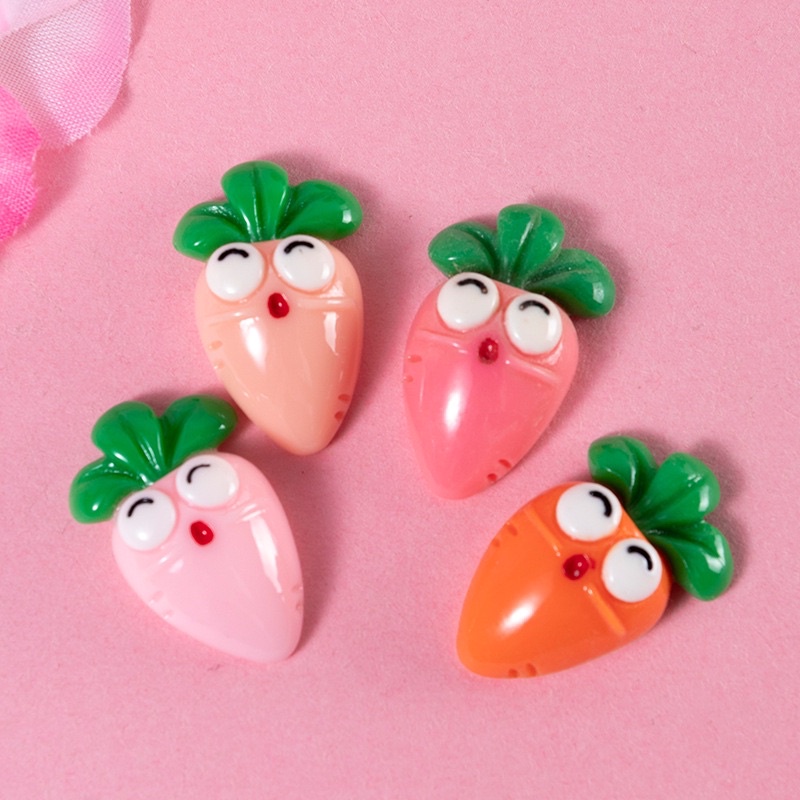 sicker cross gắn dép cross họa tiết cà rốt mặt cười SHINCR778231