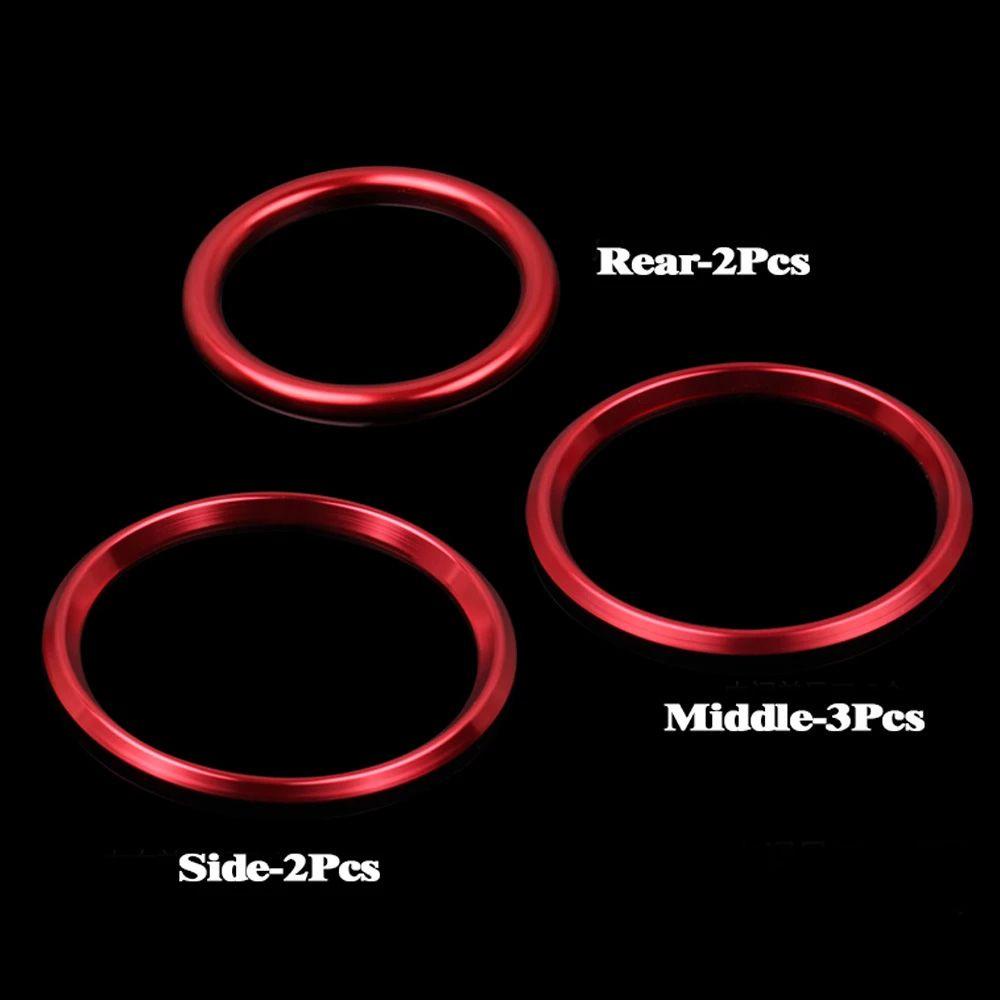 JONYE Set 7 Vòng Đệm Trang Trí Ống Xả Xe Hơi Benz A-Class W177 2019-2022