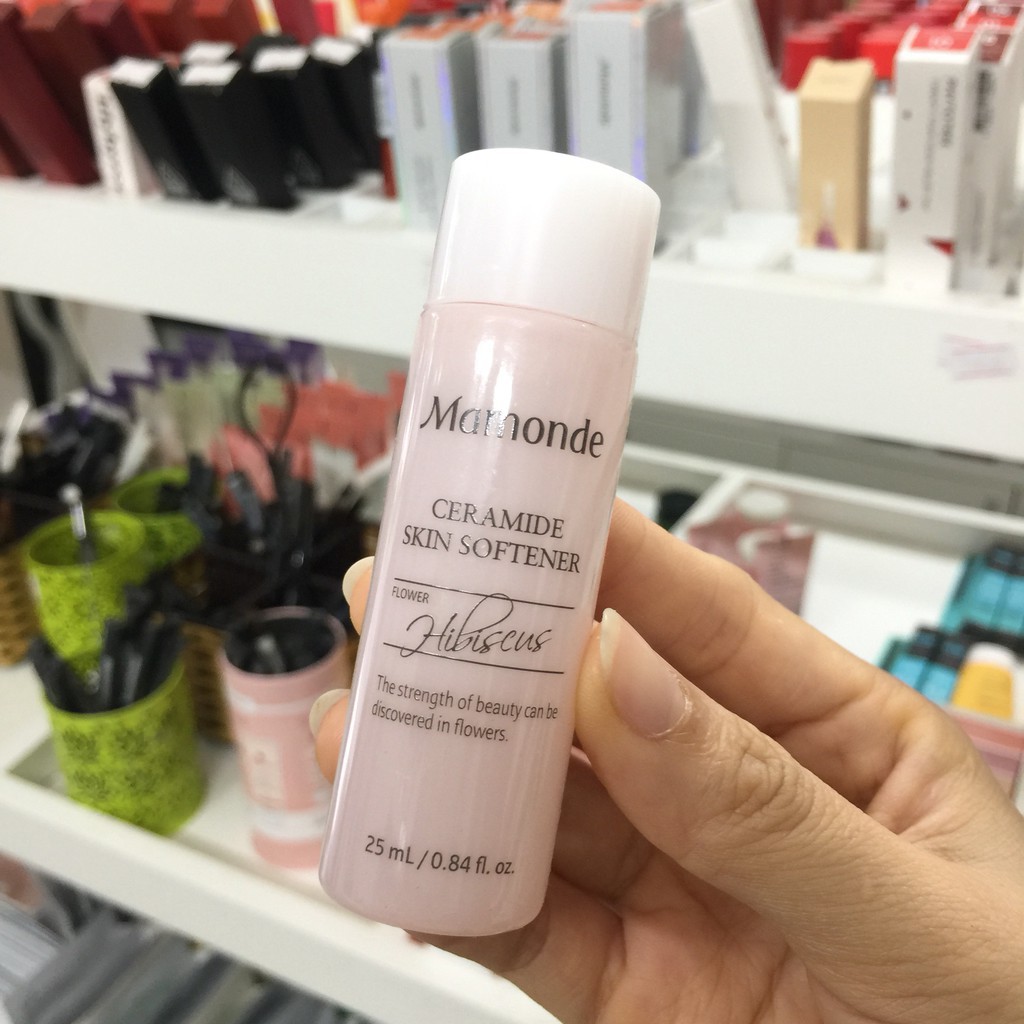 Toner (nước hoa hồng) dạng sữa Mamonde Ceramide Skin Softener Minisize 25ml