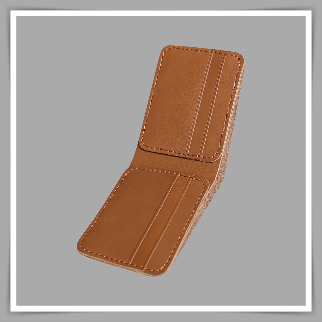 Ví da nam handmade da bò thật - Bảo hành 5 năm - Hàng chính hãng thương hiệu Longdo Leather - B03