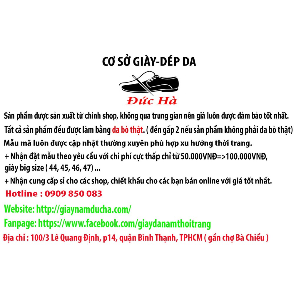 Giày lười nam size nhỏ ( có size thông thường ) da bò thật. Mã số: M122 KHJ