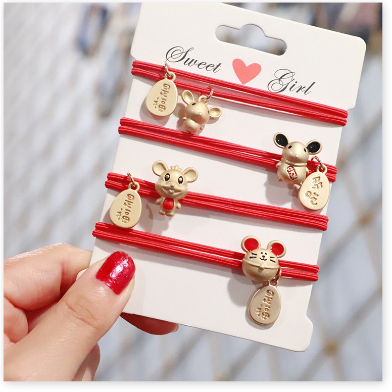 Vòng Tay Chỉ Đỏ Phong Thủy May Mắn Tài Lộc Năm Chuột - M02