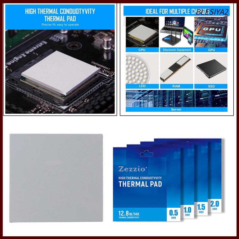 Silicone Thermal Pad 120x120mm Heat Resistance for GPU CPU