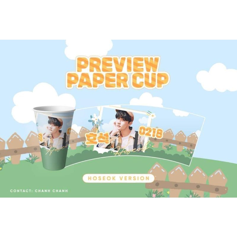 PAPER CUP JHOPE BTS