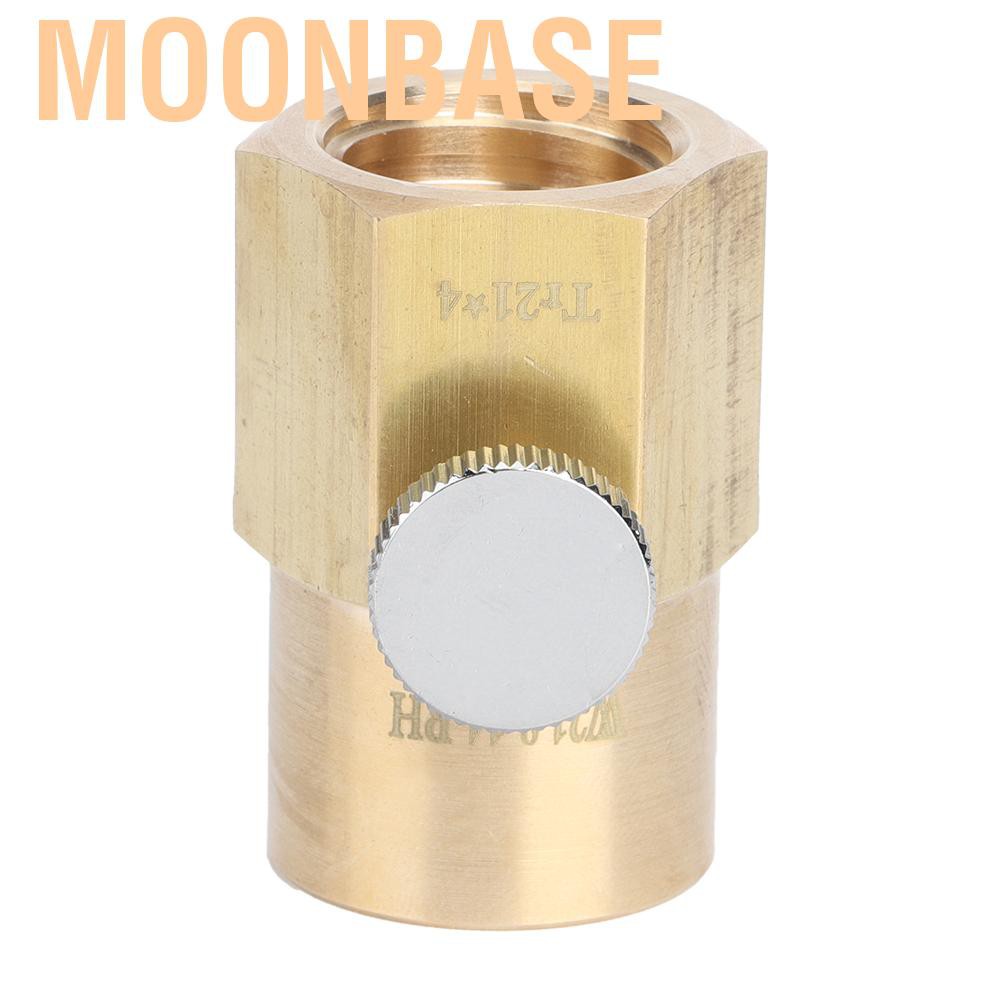 Moonbase CO2 Cylinder Refill Adapter Tr21x4 To W21.8-14-RH Soda Water Filling