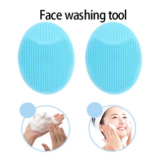 [Hàng mới về] Bàn chải silicon mềm mát xa rửa sạch làm sạch mụn đầu đen tiện lợi