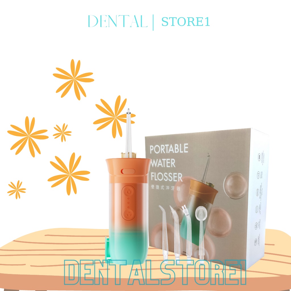 Máy tăm nước- Tăm nước cầm tay-Gấp gọn oral-Dental store- Mẫu mới nhất 2021- Tiện Lợi-Dễ Sử Dụng