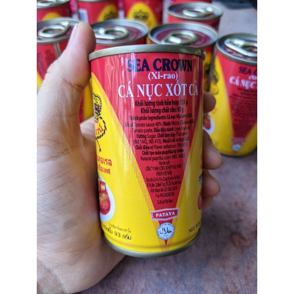 Cá hộp sốt cà / Cá nục sốt cà Seacrown