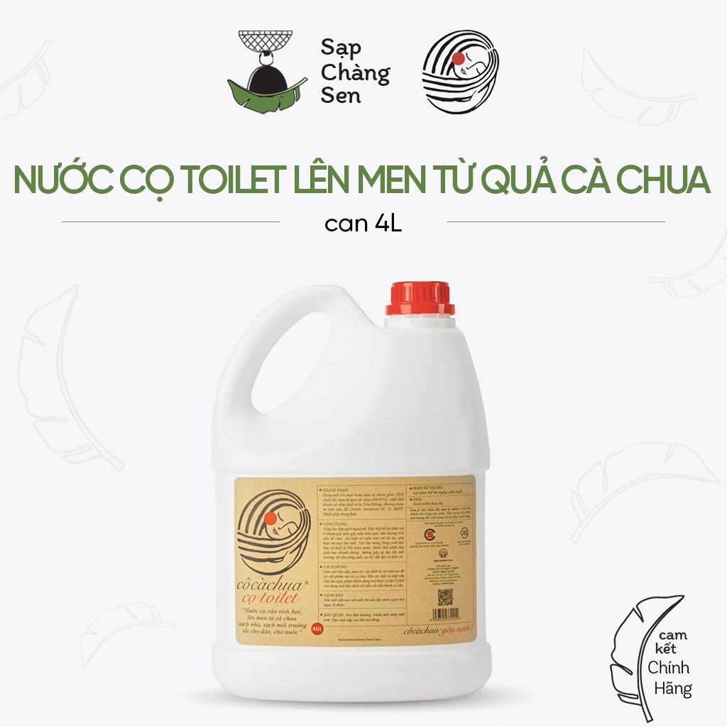 Cọ toilet, bồn cầu (Cô Cà Chua) - 4L
