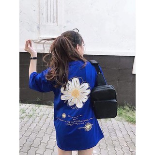 Áo thun tay lỡ daisy flower 1