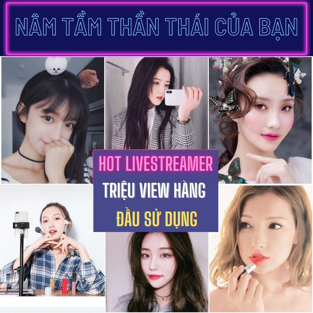 Đèn livestream 26cm 2 kẹp 3 màu rực rỡ hình ảnh sắc nét nổi bật góc bán hàng - Live Stream Official | BigBuy360 - bigbuy360.vn