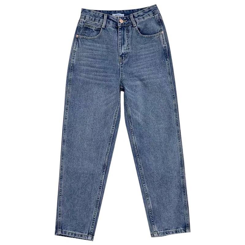 {Mã L20506} - QUẦN JEANS BAGGY SUÔNG CẠP CAO- 3 MÀU TRẮNG ĐEN XANH