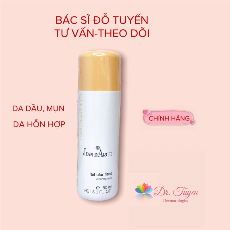 Sữa Rửa Mặt Jean D’arcel 150ml Cho Da Dầu Mụn