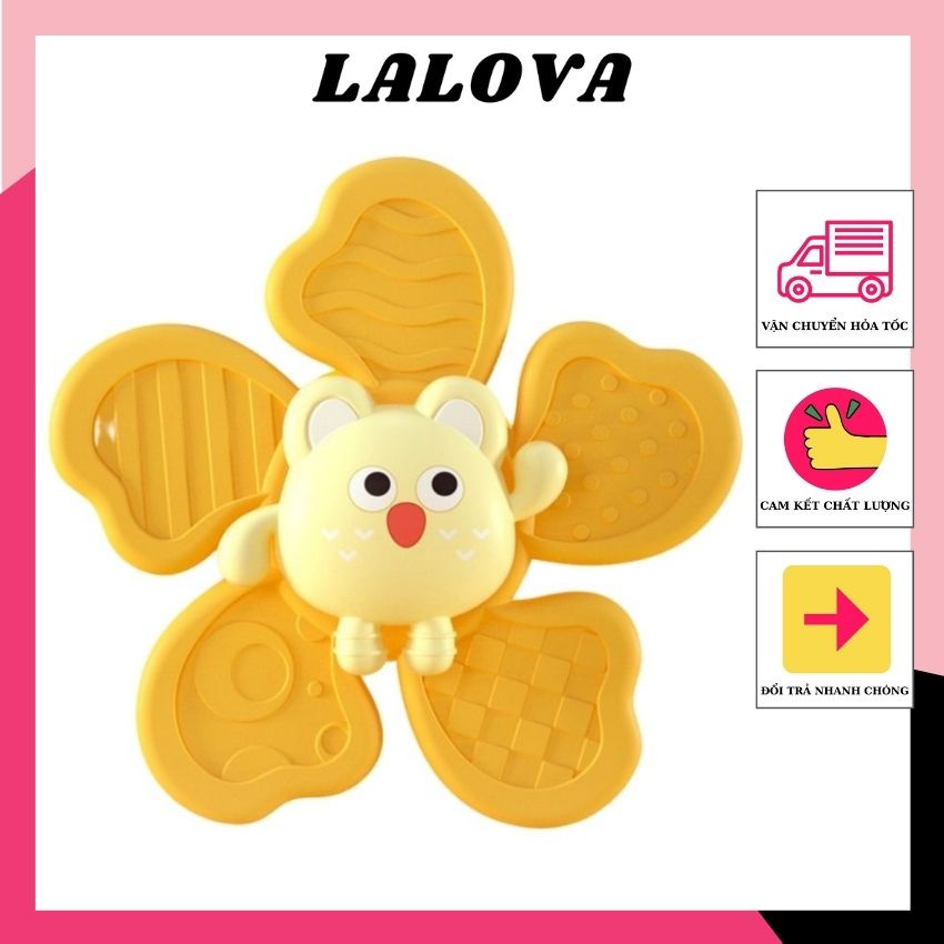 Đồ Chơi Chong Chóng Dính Tường, Con Quay Cho Bé LALOVA H002 Hít Chắc Trên Mọi Bề Mặt Trơn