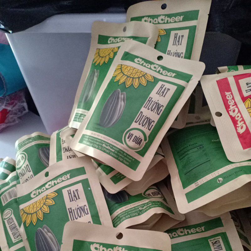 COMBO 5 GÓI HƯỚNG DƯƠNG VỊ DỪA DATE MỚI 130g dừa