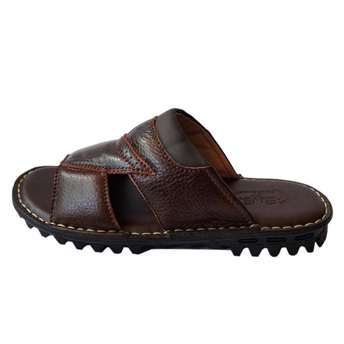 Dép Nam BIGBEN May Đế Da Bò thật DN26