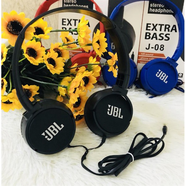 Tai nghe chụp tai J08 Nghe Hay, Êm, Bass Tốt