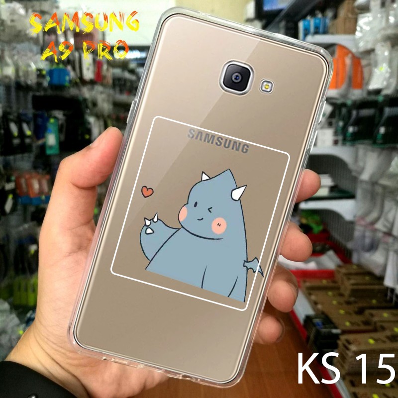 Ốp lưng điện thoai SamSung A9 Pro in hình tự chọn Kute Dino siêu đẹp, độc, lạ - KingStoreHN