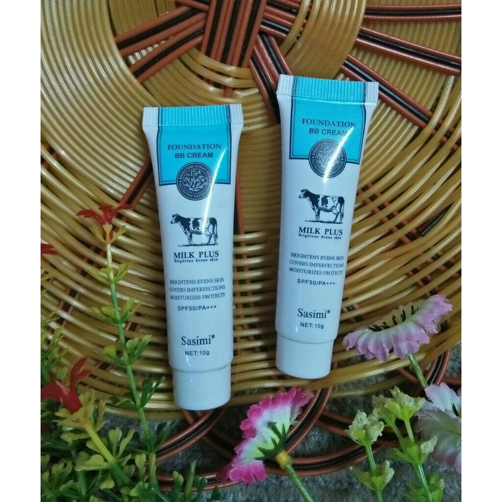 Sỉ 1 tuýp Kem Lót Trang Điểm Sáng Da kiềm dầu Sasimi bò sữa 10g