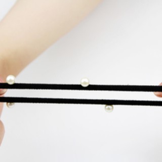 ( DEAL 1K ) (thitun15) (nguyendangphieu) Dây Chun Buộc Tóc Hạt Nhân Tạo