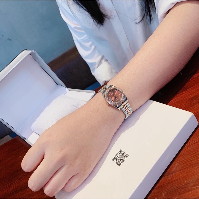 Đồng hồ nữ Amica A46 size 26mm full màu