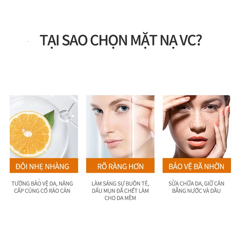 Mặt Nạ Dưỡng Ẩm Với Công Thức Vitamin C SC6074 | WebRaoVat - webraovat.net.vn