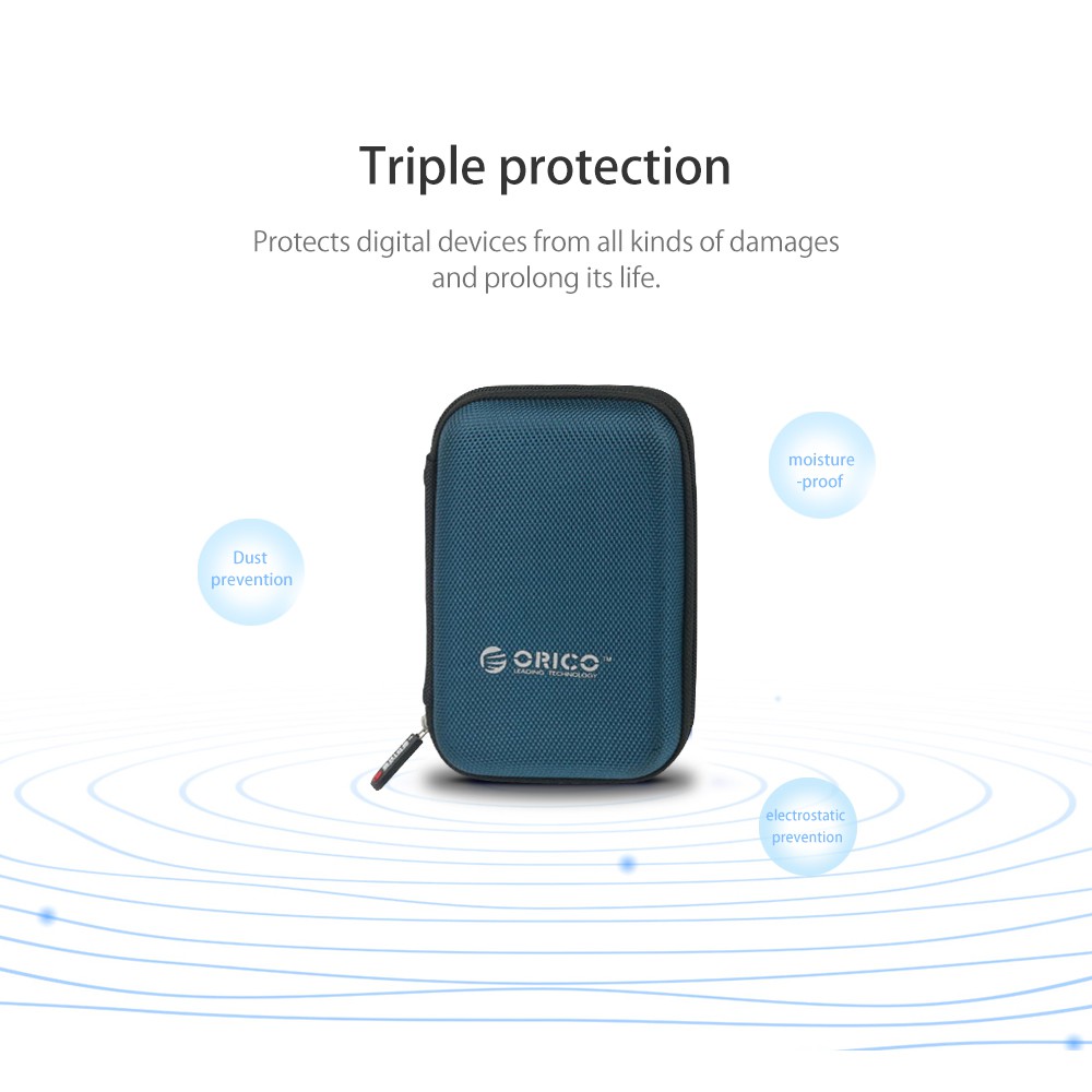 Túi Đựng Pin Dự Phòng Orico 2.5 Inch Hdd & Ssd | BigBuy360 - bigbuy360.vn