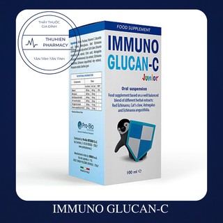 [Kèm quà tặng] IMMUNO GLUCAN-C tăng cường sức đề kháng, phòng và ngăn ngừa các bệnh đường hô hấp dành cho bé (Lọ 100ml)
