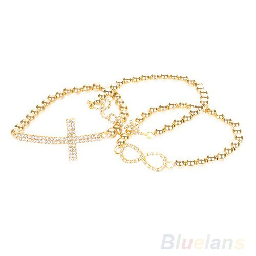 Vòng tay đính đá nhân tạo độc đáo lấp lánh sang trọng dành cho nữ | BigBuy360 - bigbuy360.vn