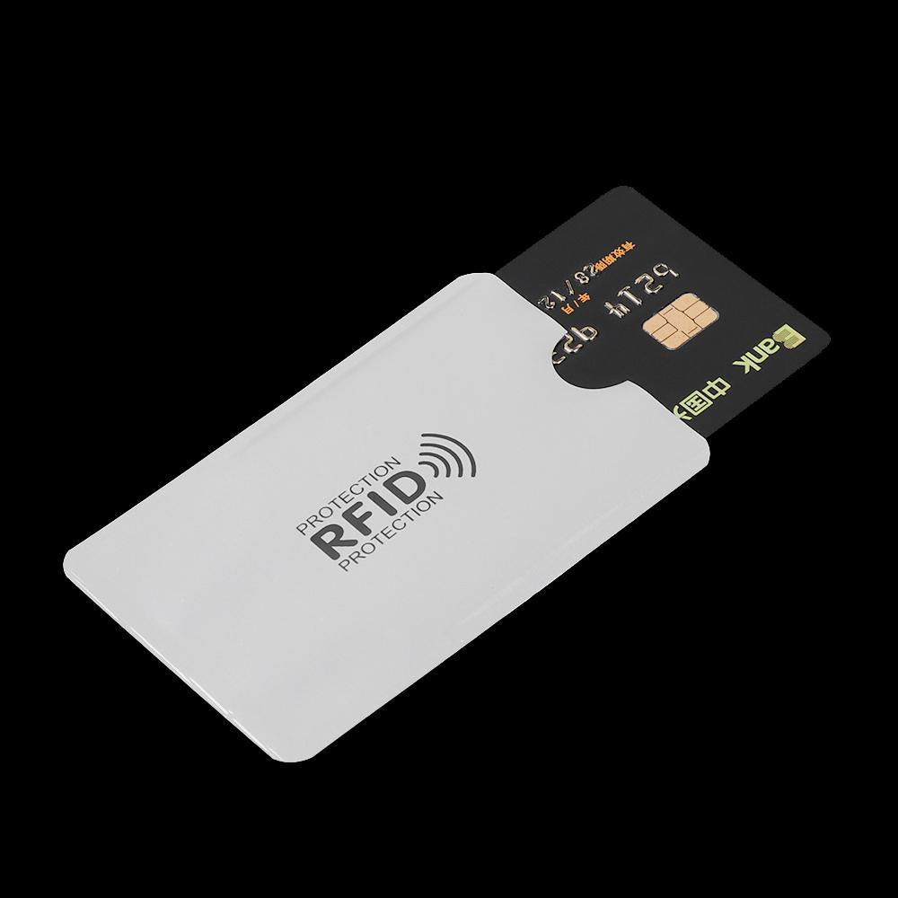 Set 10 Túi Nhôm Đựng Thẻ Rfid Chống Quét Rfid