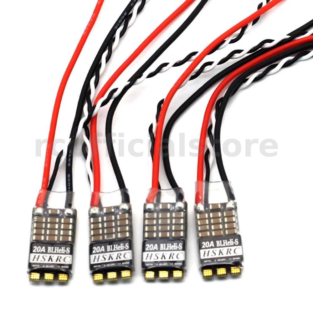 Động Cơ Không Chổi Than HSKRC 20A/30A/35A/45A 2-4S BLHeli-S ESC Dành Cho Máy Bay RC FPV